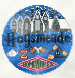Mopsey Designs - The Book Canvas - Hogsmeade
